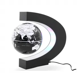 Levitasyonlu LED Işıklı Mıknatıslı Dönen Dünya Küre: Modern Ev Ofis Dekoru