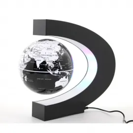 Levitasyonlu LED Işıklı Mıknatıslı Dönen Dünya Küre: Modern Ev Ofis Dekoru