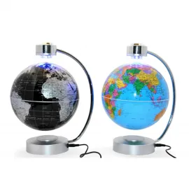 Benzersiz Manyetik Led Işıklı Havada Duran Dünya Küresi - Modern Ofis ve Ev Dekoru