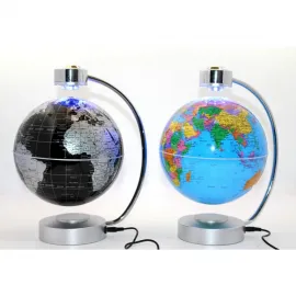 Benzersiz Manyetik Led Işıklı Havada Duran Dünya Küresi - Modern Ofis ve Ev Dekoru