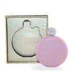 Pembe Taşlı Kapaklı Paslanmaz Çelik Matara 5 Oz - Şık ve Pratik Hediye Seçimi