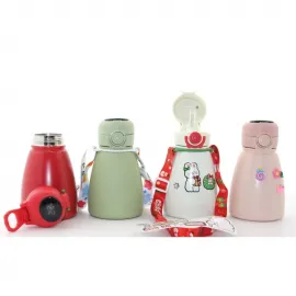 Akıllı Dijital Göstergeli 500 ml Termos Suluk, Çift Katmanlı Paslanmaz Çelik Çocuk Şişesi