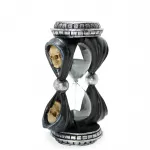 Gotik Kurukafa Temalı Dekoratif Kum Saati: İskelet Figürlü Zamansız Biblo