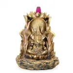 El Yapımı Görünümlü Dekoratif Polyester Ganeşa Geri Akış Konik Tütsülük Meditasyon Objeleri