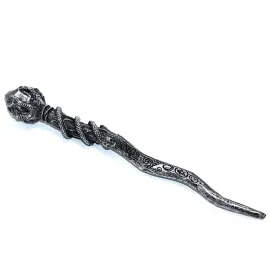 Gotik Fantastik Tasarımlı Polyester Sihirli Asa – Detaylı El İşi Cadı Büyücü Biblosu