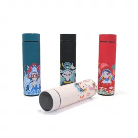 Özel Tasarım 500 ml Dijital Göstergeli Paslanmaz Çelik Termos: İçeceklerinizi İdeal Sıcaklıkta Tutun