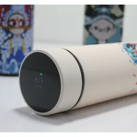 Özel Tasarım 500 ml Dijital Göstergeli Paslanmaz Çelik Termos: İçeceklerinizi İdeal Sıcaklıkta Tutun