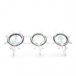 Deniz Temalı Ahşap Dümen Şekilli Dekoratif Duvar Askılığı - Marin Ev Dekorasyonu