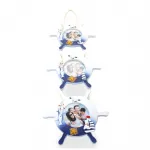 Ahşap Marin Deniz Temalı 3'lü Fotoğraf Çerçevesi Duvar Dekoru ile Anılarınızı Canlandırın