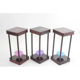 30 Dakikalık Zamanlayıcılı Şık Dekoratif Ahşap Kum Saati | Ev ve Ofis Hediyelik