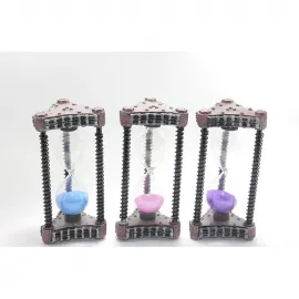 Endüstriyel Steampunk Tasarım Polyester Dekoratif Kumsaati Ev ve Ofis İçin Şık Masaüstü Biblo