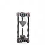 Endüstriyel Steampunk Tasarım Polyester Kumsaati Biblo | Dekoratif Ofis Ev Aksesuarı 17x7 Cm