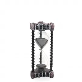 Endüstriyel Steampunk Tasarım Polyester Kumsaati Biblo | Dekoratif Ofis Ev Aksesuarı 17x7 Cm