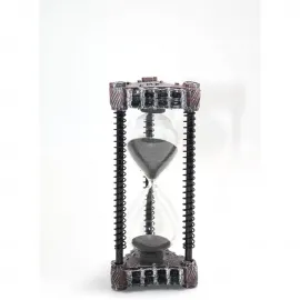 Endüstriyel Steampunk Tasarım Polyester Kumsaati Biblo | Dekoratif Ofis Ev Aksesuarı 17x7 Cm