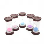 Romantik Mesajlı Ahşap Kum Saati: 'YES! I Love You' Temalı Dekoratif Hediye Objesi