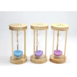 Dekoratif Ahşap Çerçeveli 30 Dakika Kum Saati Zamanlayıcı – Ev Ofis Hediye