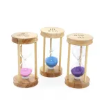 Dekoratif Ahşap Çerçeveli 10 Dakika Kum Saati Zamanlayıcı – Ev ve Ofis İçin Şık Masa Objesi