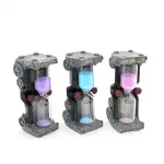 Steampunk Tasarım Kum Saati - Polyester Dekoratif Ev ve Ofis Aksesuarı