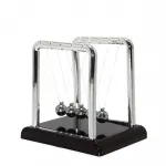 Newton Beşiği Parlak Krom Denge Topları Masaüstü Bilimsel Dekoratif Obje Hediyelik