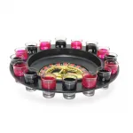 Keyifli Parti Anları İçin 16 Adet Shot Bardağı ve Rulet Oyunu – Evde Casino Eğlencesi