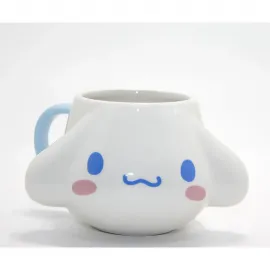 Sanrio Cinnamoroll Karakterli Beyaz Porselen Kupa Bardak - Sevimli ve Şık Kahve Keyfi