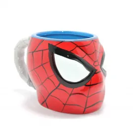Örümcek Adam Maskesi Tasarımlı Porselen Kupa Bardak – Marvel Lisanslı Özel Seri Koleksiyonluk Hediye