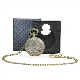 Vintage Antik Görünümlü Köstekli Cep Saati Özel Hediye Kutulu Tasarım Şık Dekoratif Objeler