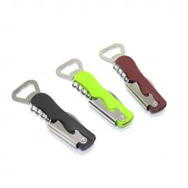 Profesyonel Paslanmaz Çelik Tirbuşon Şarap Mantar ve Şişe Açacağı Ergonomik Tasarım