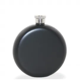 Modern Paslanmaz Çelik Yuvarlak 5 Oz Cep Matarası - Şık ve Taşınabilir İçki Matarası