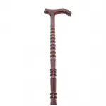 Geleneksel El Yapımı T Saplı Ahşap Baston | Zarif ve Sağlam Destek Çubuğu 92 cm