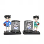 Dedektif Conan Temalı Masaüstü Kalemlik Figürlü Biblo | Şık Ofis ve Okul Aksesuarı