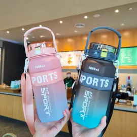 1600 ml BPA İçermeyen Tritan Sport Su Matarası | Günlük ve Spor İçin Ergonomik Şişe