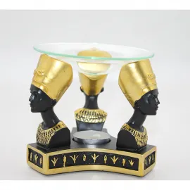 Zarif Nefertiti Temalı Polyester Buhurdanlık – Dekoratif Oda Kokusu Difüzörü