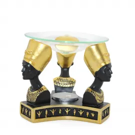 Zarif Nefertiti Temalı Polyester Buhurdanlık – Dekoratif Oda Kokusu Difüzörü