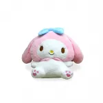 Sevimli My Melody Pembe Beyaz Peluş Sırt Çantası: Yumuşacık Sanrio Karakteri Çanta