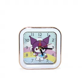 Kuromi ve Hello Kitty Konseptli Şık Kare Çalar Saat - Çocuk ve Genç Odası Dekorasyonu