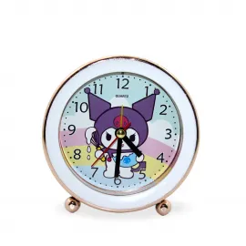 Sevimli Kuromi ve Hello Kitty Karakterli Dekoratif Masa Çalar Saati - Çocuk Odası Hediye