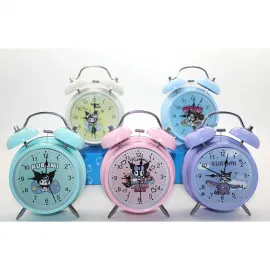 Mickey Minnie Kuromi Hello Kitty Karakterli Dekoratif Çalar Masa Saati – Şık Ev Ofis Dekorasyonu