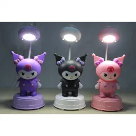 Kuromi Figürlü Masa Lambası – Ayarlanabilir Işıklı Dekoratif Çalışma ve Çocuk Odası Objeleri