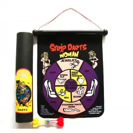 Striptiz Dart Oyunu Yetişkin Parti Eğlencesi Çiftler için Komik ve Cesur Kadın Giysi Çıkarma Oyunu