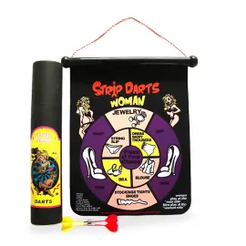 Striptiz Dart Oyunu Yetişkin Parti Eğlencesi Çiftler için Komik ve Cesur Kadın Giysi Çıkarma Oyunu