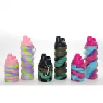 Taşınabilir 500 ml Katlanabilir Silikon Su Şişesi - Sağlıklı, Çevre Dostu, Kolay Saklama