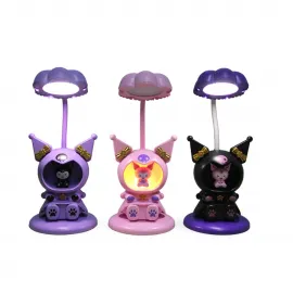 Sevimli Kuromi Figürlü LED Masa Lambası ve Gece Aydınlatması – Dekoratif Çalışma Lambası