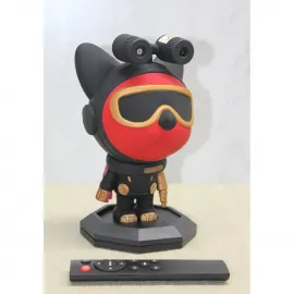 Uzay Temalı Astronot Projektör Gece Lambası – Şarjlı, Kumandalı ve Baş Ayarlı Dekoratif Obje