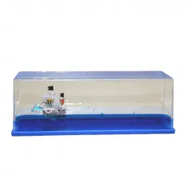 Batmayan One Piece Temalı Dalga Hareketi Masaüstü Dekorasyon Figürü Stres Giderici Liquid Wave Gemi Hediyesi