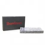 Taşınabilir Plastik Kutulu Domino Seti | Seyahat Dostu Klasik Kutu Oyunu | Zeka Geliştirici Eğlence