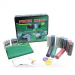 Deluxe Metal Kutu Profesyonel Poker Seti: 500 Chip, 2 Destek Kartı ve Çuha ile Eksiksiz Oyun Deneyimi