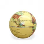 Masa Üstü Dönen Antik Görünümlü Dünya Küresi - Eğitici Dekoratif Ofis Aksesuarı