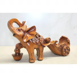 Zarif Polyester Fil Figürü Şaraplık | Dekoratif Ev Hediyesi & Modern Şarap Tutucu