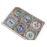 Renkli Şeker Kurukafa Temalı Özel Tasarım Cam Küllük | Dayanıklı ve Şık Ev Dekorasyonu